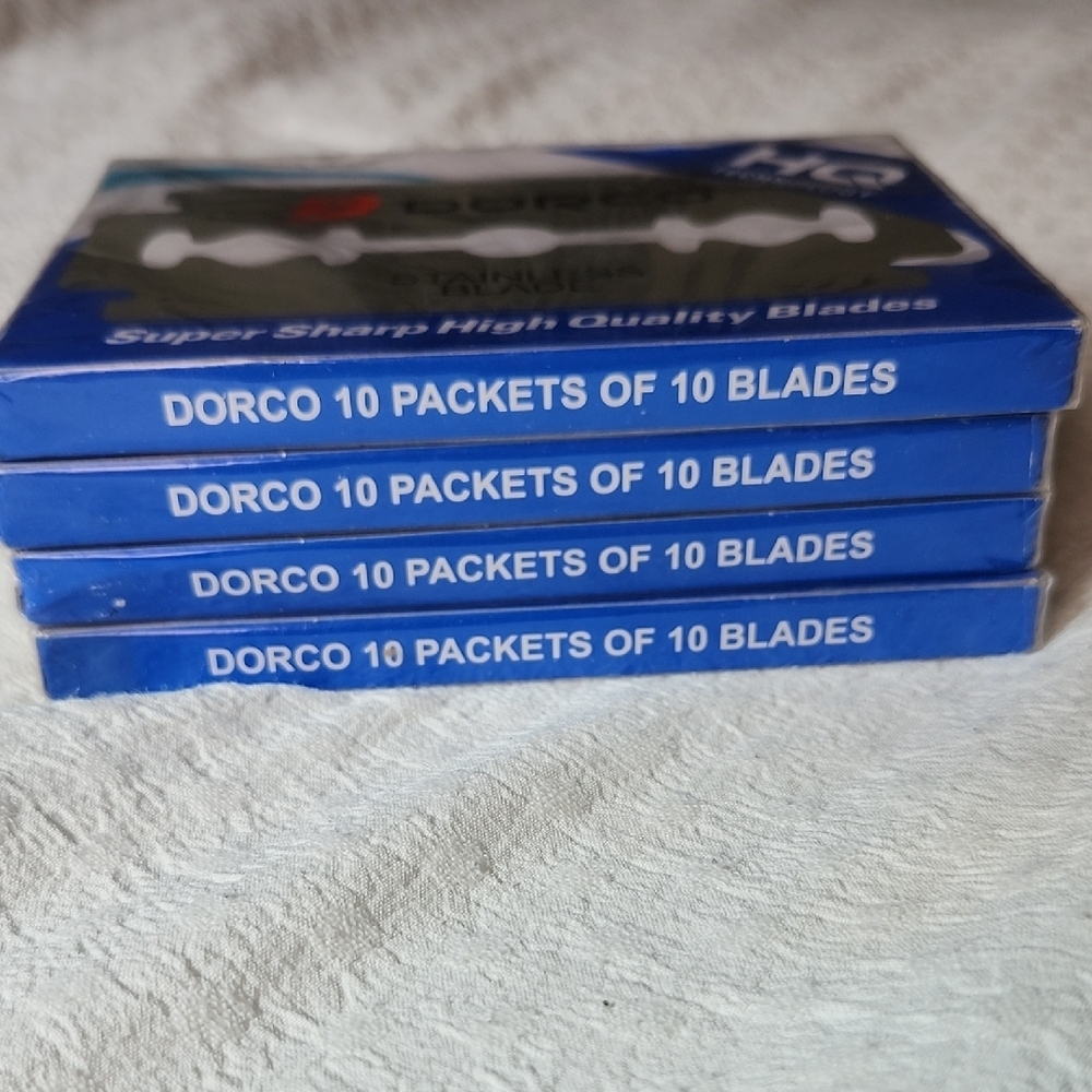 Stainless Double-Edge Razor Blades - Blue Pack - Picture 3 of 4